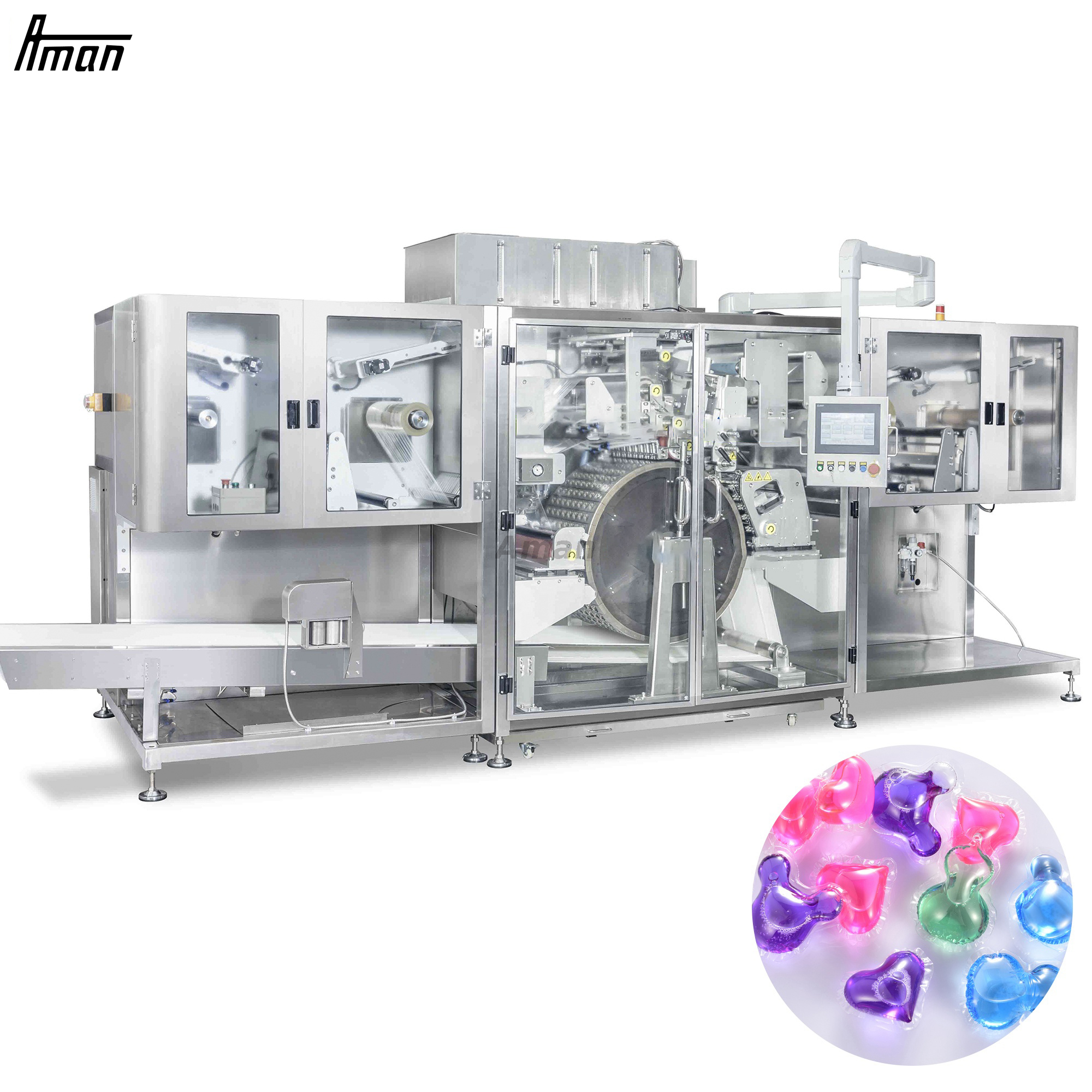 Multifunktions-Füllmaschine für flüssige Waschmittelkapseln